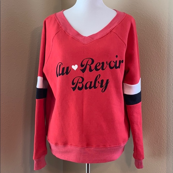 WILDFOX ‘Au Revoir Baby’ Sweatshirt Fleece Small - Picture 3 of 16